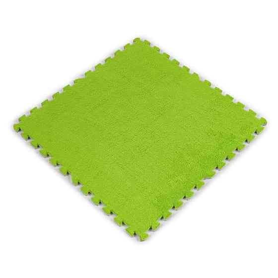 Пол-пазл плюшевый 60х60х1см Салатовый (D) SW-00002095 Днепр