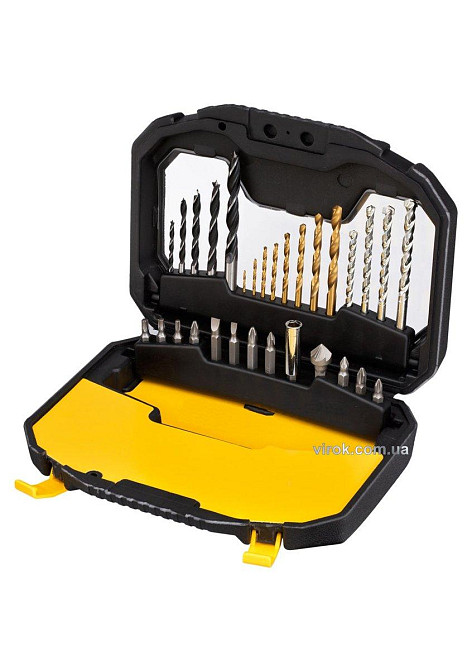 Набір насадок викруткових та свердл STANLEY 30 шт Одеса - фото 1
