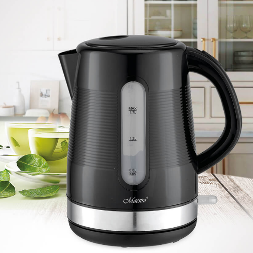 Електрочайник 1,7л 1850-2200W (диск) чорний MR-035-BLACK Maestro Житомир