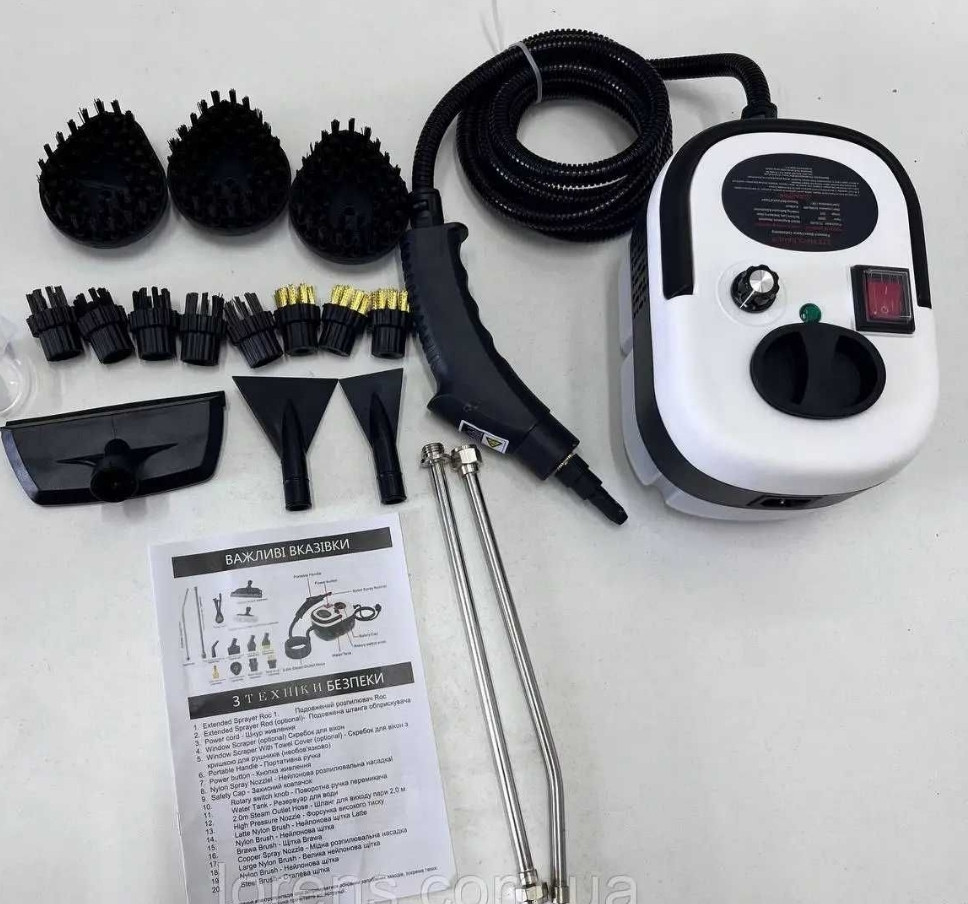 НЕМЕЦКИЙ Пароочисник 28в1 для дому Zepline ZP-819 3000 Вт на 1500 мл. Харків - фото 2