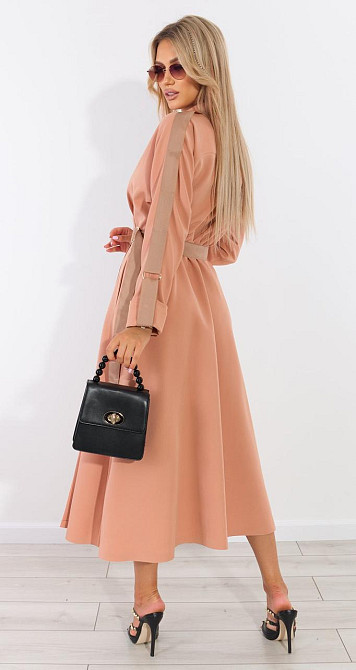 Модне бежеве плаття (42) Київ - фото 3