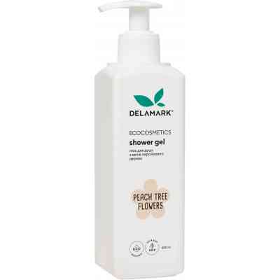 Гель для душа DeLaMark с ароматом цветков персикового дерева 400 мл (4820152331472) Винница
