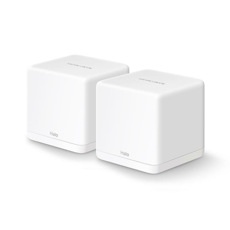 WiFi Mesh система Mercusys Halo H30G (2-pack) (AC1300, 2хGE WAN/LAN, Beamforming, MESH, 2-pack) white Харків - фото 2