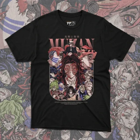 Футболка чоловіча з  принтом Клинок Рассекающий Демонов Музан 2 Розмір 48 Дніпро