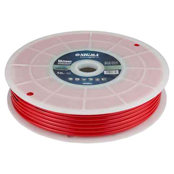 Шланг в бухте полиуретановый (PU) армированный 50м 5.0×8мм REFINE (7013611) Киев