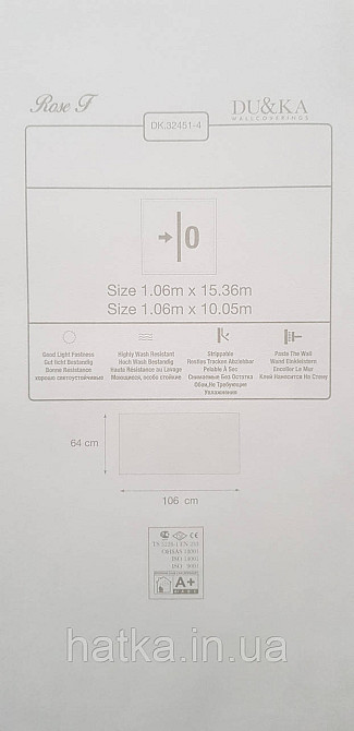 Обои виниловые на флизелине A.S.Creation UNITA 1.06x10 однотонные под ткань лен матовые светло голубые 32451-4 Киев - изображение 5