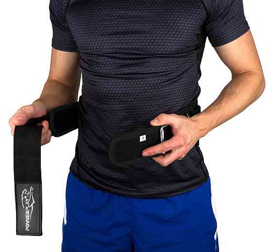 Пояс неопреновий для важкої атлетики Power Play 5546 Black M Кам'янське
