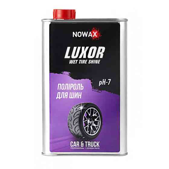 Полироль для шин Nowax Luxor Wet Tire Shine 1л Львов