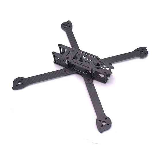 Рама карбонова HSKRC XL8 V3 8" 360мм для FPV дрона, X-тип, міцна, легка, без принтів Київ