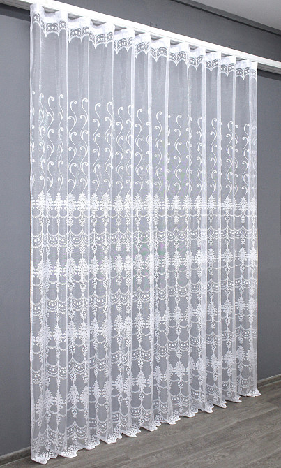 Тюль жаккард 