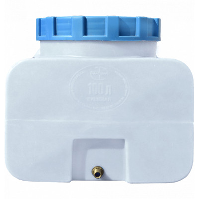 Емкость для воды Пласт Бак квадратная пищевая 100 л прямоугольная белая (164) Винница - изображение 3