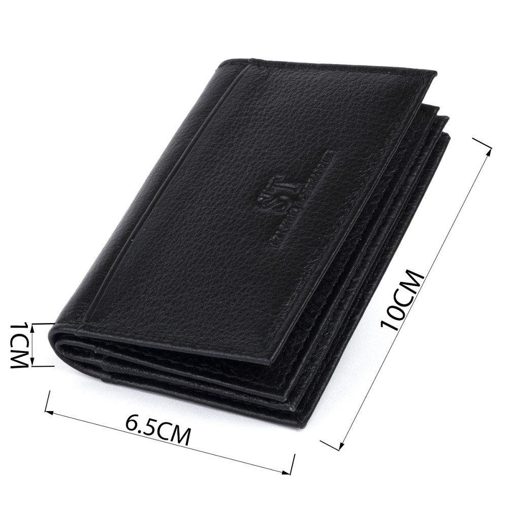 Визитница-книжка ST Leather 19213 Черная Киев - изображение 4