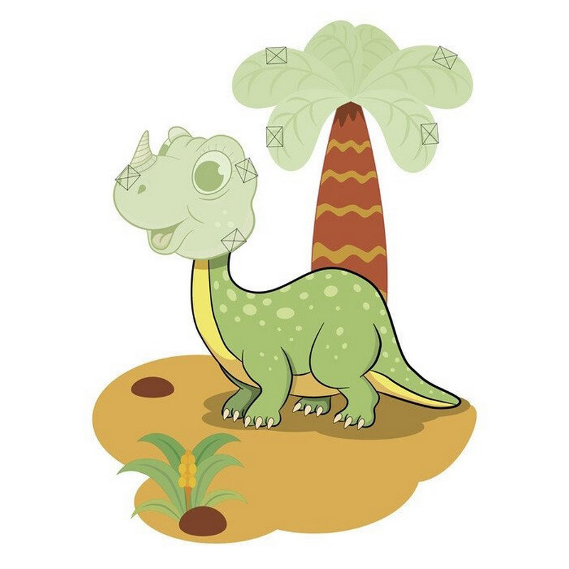 Детский набор творчества Объемные аппликации 