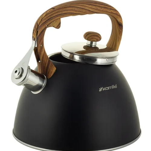 Чайник 3л нержавіюча сталь зі свистком з ручкою 