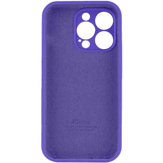 Чохол для смартфона Silicone Full Case AA Camera Protect for Apple iPhone 14 Pro Max 22,Dark Purple Киев