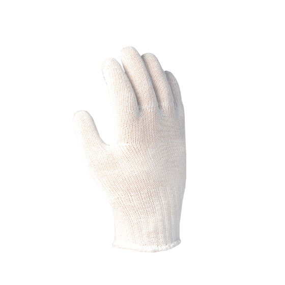 Рукавички 620 трикотаж з малюнком ПВХ клас 10 білий ДКГ Житомир - фото 2