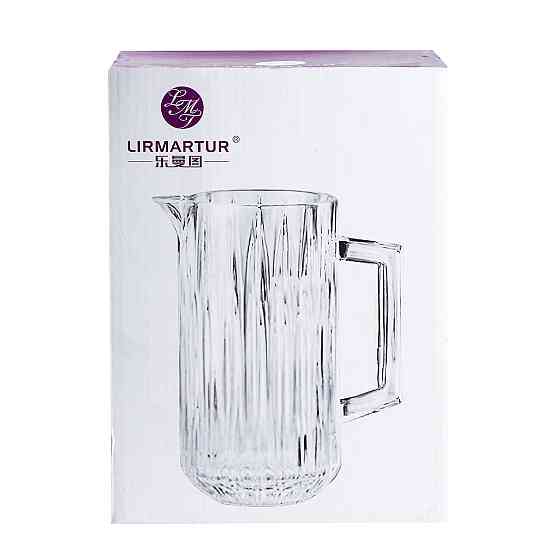 TS Kitchen Глечик для напоїв 1.2 л з товстого скла бурштиновий Коломыя