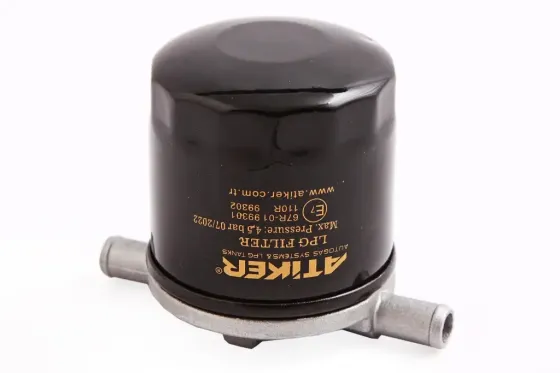 Фильтр ГБО паровой фазы с отстойником 12/12мм Atiker ASF с крепежом Винница