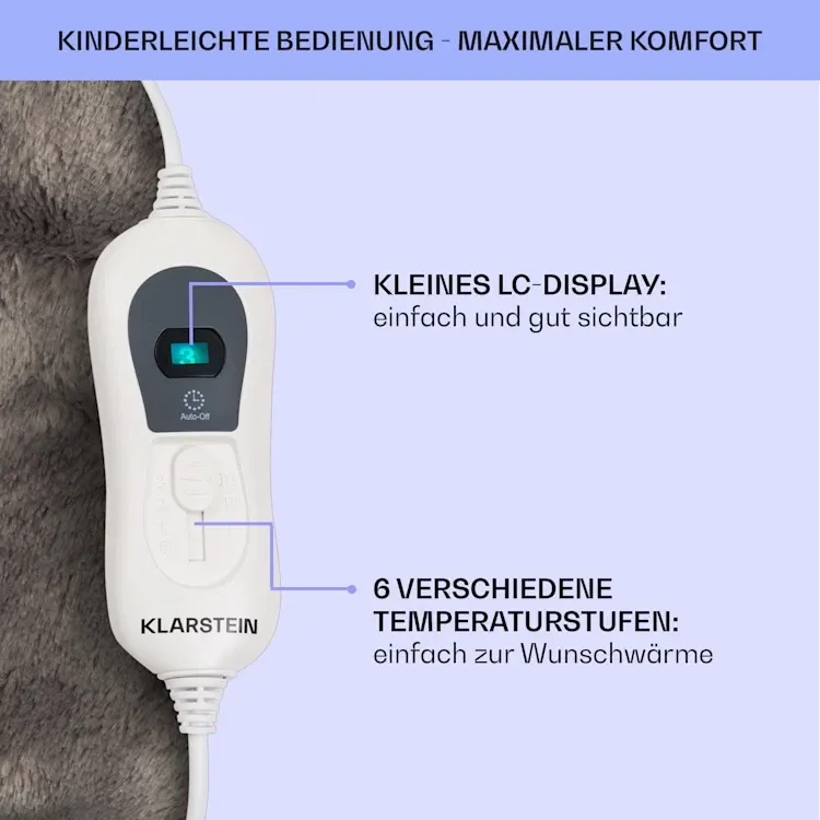 Уценка! Электрическое одеяло Klarstein Watson SuperSoft Германия Днепр - изображение 14