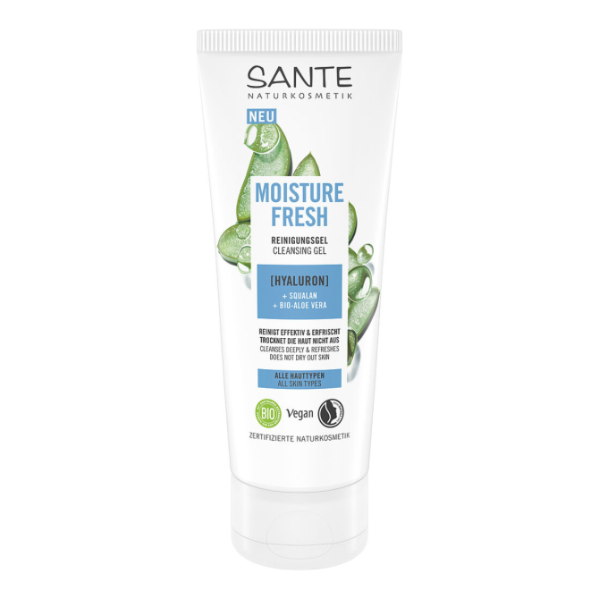 БІО-Гель Moisture Fresh для вмивання обличчя з гіалуроновою кислотою SANTE 100 мл Київ - фото 1