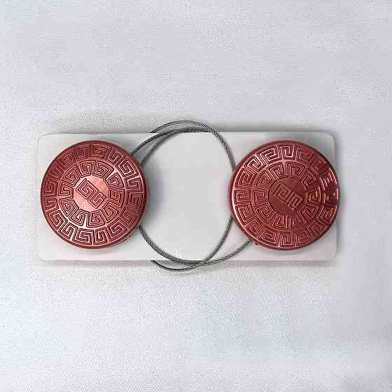 Магніти для штор і гардин Родос набір 2 шт Кораловий (81-126) Київ