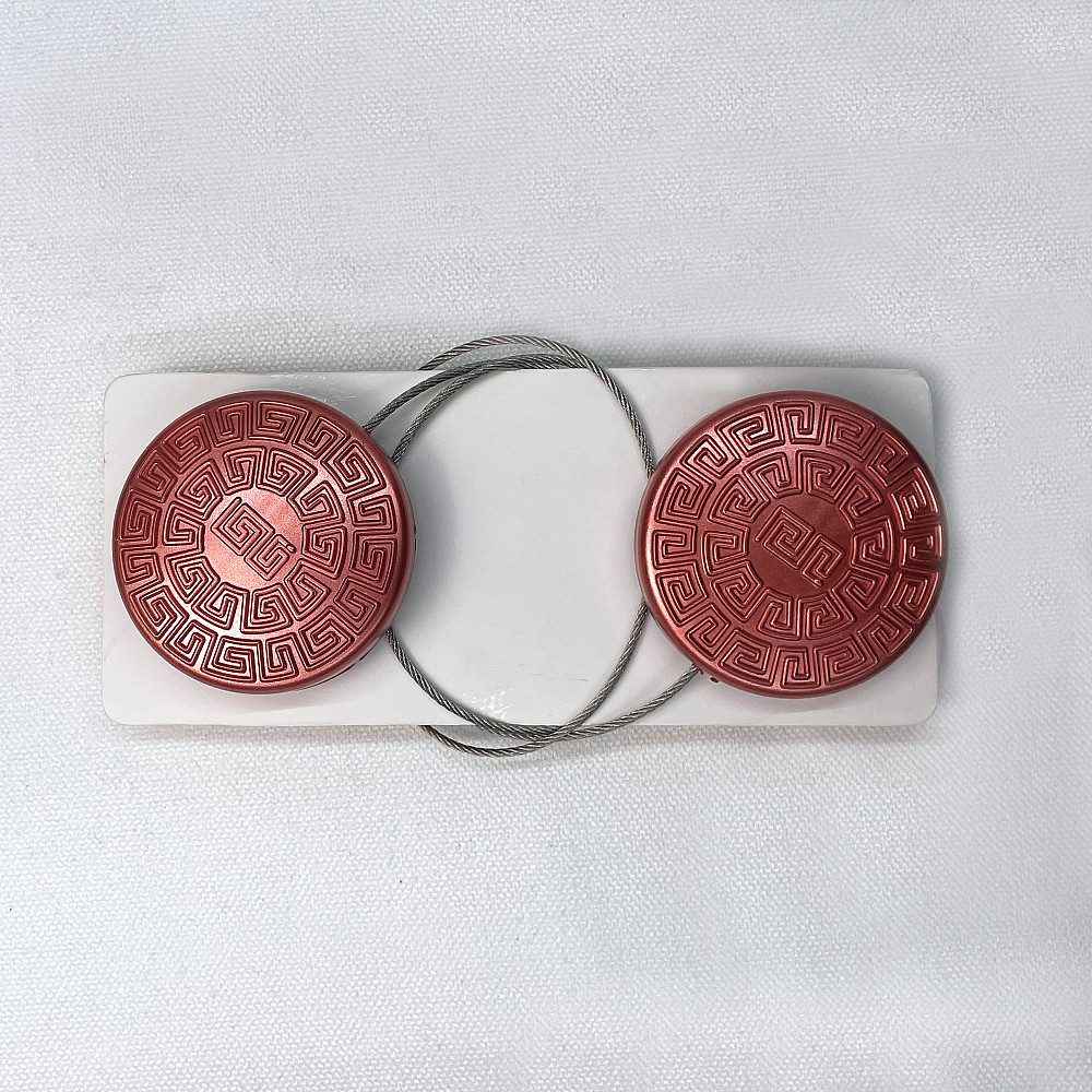 Магніти для штор і гардин Родос набір 2 шт Кораловий (81-126) Київ - фото 5