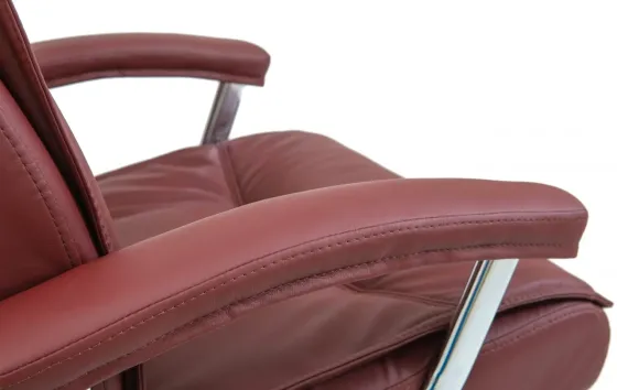 Офісне Крісло Керівника Richman Бургас Fly 2223 Хром М2 AnyFix Бордовий Київ