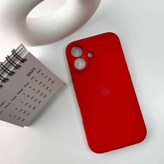 Чохол для iPhone 16 Pro Silicone Berry Red Київ