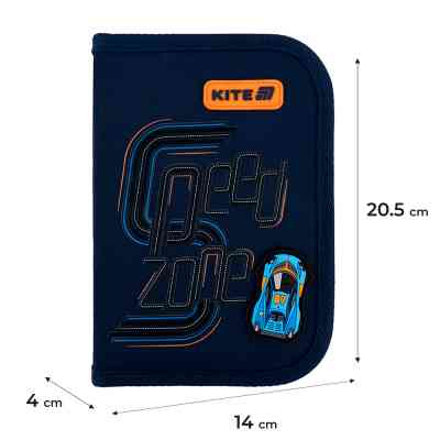 Пенал Kite 622 Speed Zone, 1 відділення, 2 відворот (K25-622-4) Винница