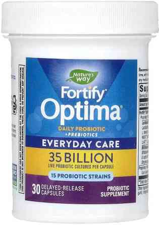 Пробиотики и пребиотики для пищевареня Natures Way Daily Probiotic + Prebiotics 30 капс Киев