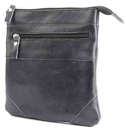 Сумка SHVIGEL 00966 кожаная Синяя Киев