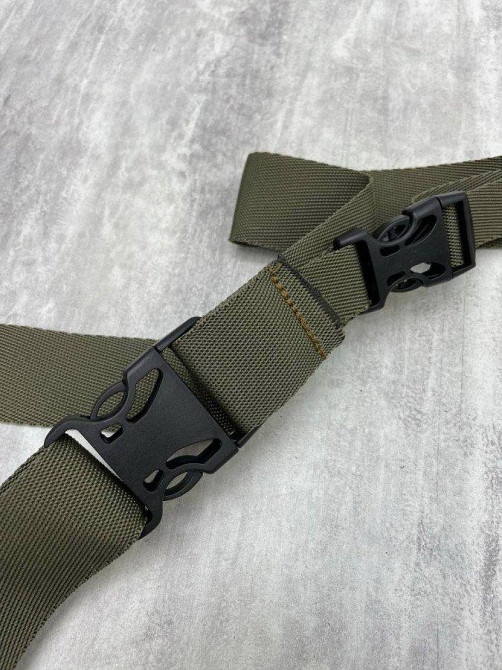 Ремінь обручний триточковий хакі Одеса - фото 3