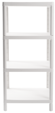 Етажерка 4-х ярусна Violet House 6030 Olympic WHITE 27х42х95 см (7040713) Київ