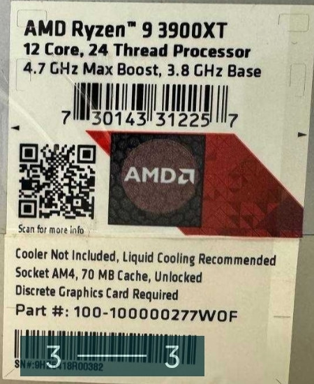Процессор: AMD Ryzen 9 3900XT 3.8GHz./64M. Київ - фото 3