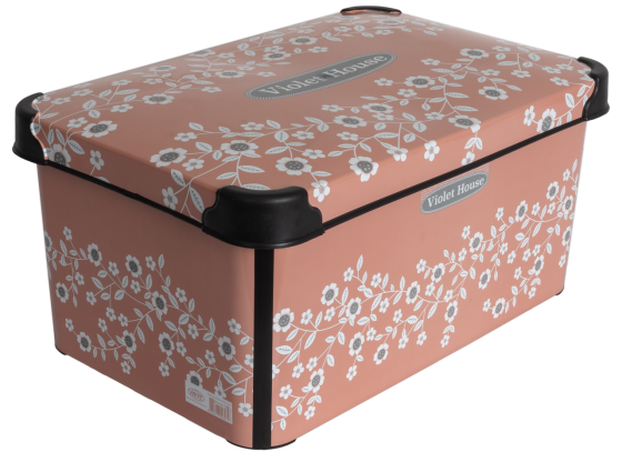 Контейнер Violet House 0647 Decor Powder Flower 10 л (6832639) Киев