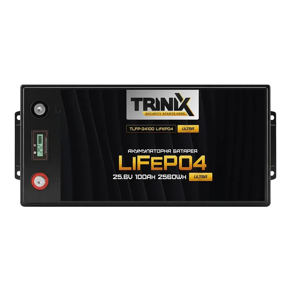Акумуляторна батарея літій-залізо-фосфатна 25.6В 100А*год Trinix TLFP-24100 Ultra LiFePO4 з Bluetooth (Black) (44-00087) Киев - изображение 12