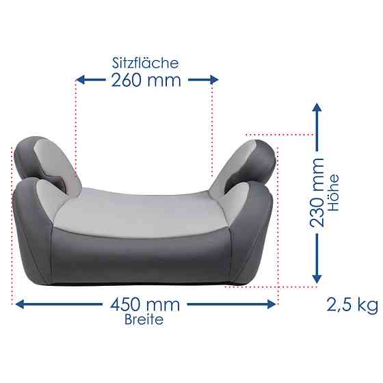 Автокрісло бустер "JR4X", Capsula, 15-36kg, 4-12років, сірий, 774120 Київ