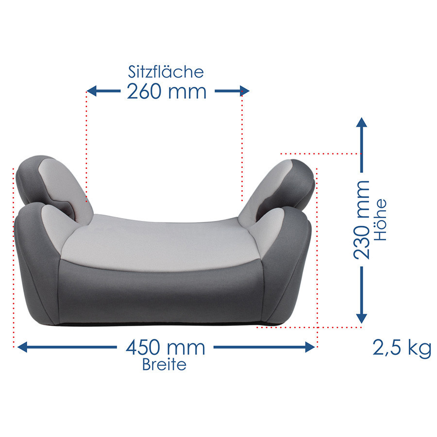 Автокрісло бустер "JR4X", Capsula, 15-36kg, 4-12років, сірий, 774120 Київ - фото 6