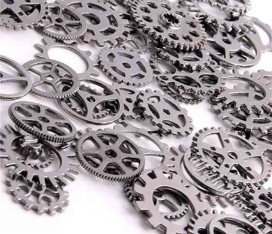 Шармы-шестеренки в стиле стимпанк для рукоделия 100 г Киев