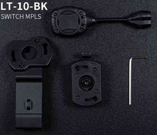 Тактический фонарь Wosport на шлем для MPLS Черный Киев