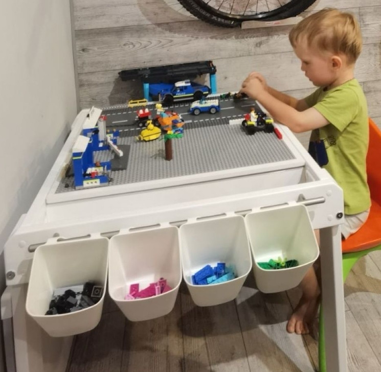 Дитячий ігровий столик лего lego пісочниця розвиваючий столярочка. Киев - изображение 3