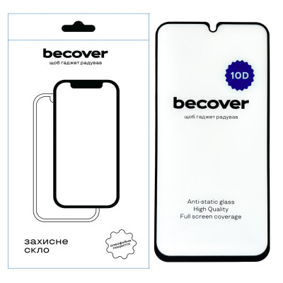 Стекло защитное BeCover Samsung Galaxy M34 5G SM-M346 10D Black (711358) Винница - изображение 1