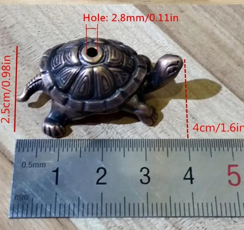 Мідний тримач для благовоній "Червона черепаха ", підставка для ароматичних паличок у стилі Дзен, 1ш Київ - фото 4