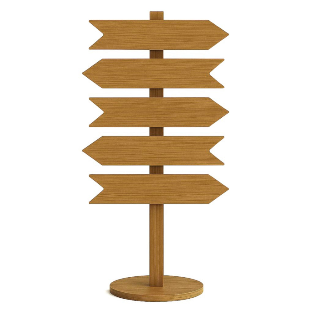 Напольная стрелка-указатель 