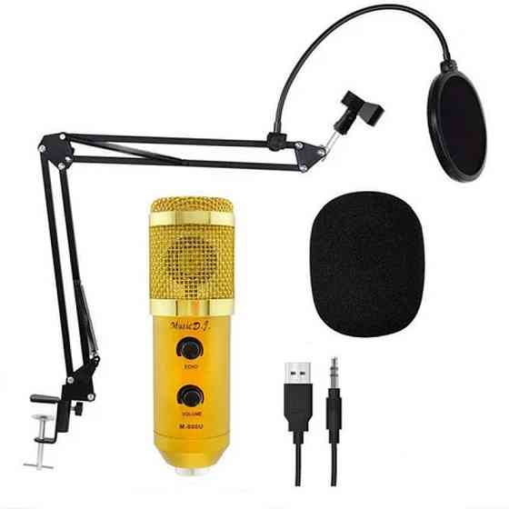 Студійний конденсаторний мікрофон M-800U PRO-MIC із захистом від перевантажень для професійного запису Одеса
