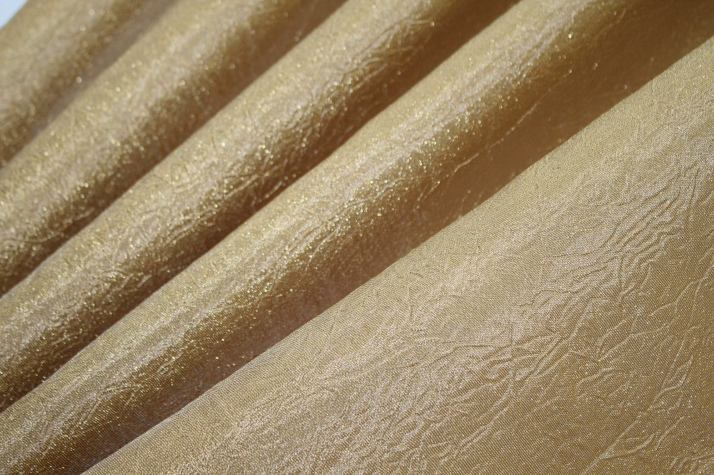 Кухонные шторы VR-Textil № 073к с ламбрекеном и подхватами золотистый с сиреневым 275х170 см (52-0052) Киев - изображение 6