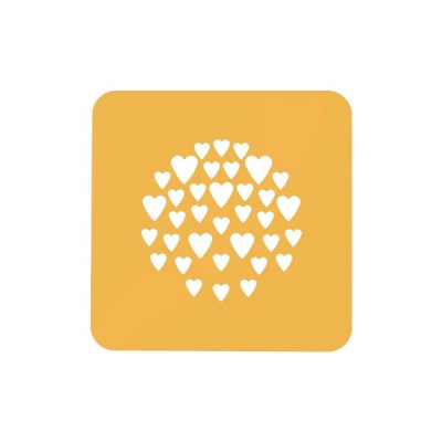 Кондитерський килимок Silikomart для декорування "Серце" d 100 мм h 1 мм 2 шт (STENCIL CUORE) Вінниця - фото 4