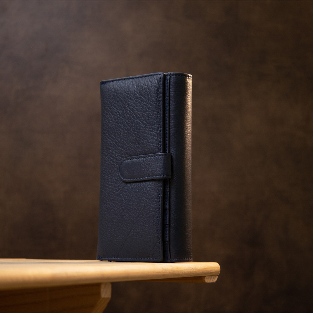 Женский кошелек ST Leather 19387 Темно-синий Киев - изображение 10