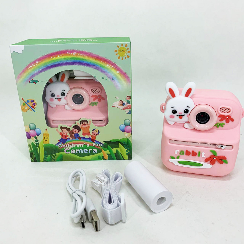 Дитячий фотоапарат селфі з друком фотографій, Дитяча цифрова фотокамера з друком, Фотоапарат для діток IG-55 Львів - фото 4