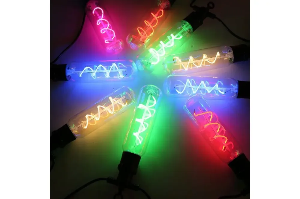 Гирлянда "Длинные лампы спираль" (SFK-48) (Уличная, 220V) Коломия - фото 1